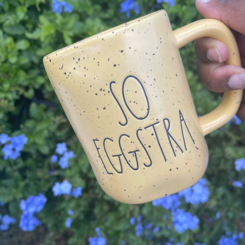 Rae Dunn Easter speckled mug